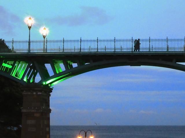 Spa Bridge at dusk